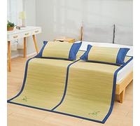 KRXSOBNV, Colchón Estera de Cama de Hierba Plegable Estera for Dormir de Verano Estera de Paja Colchones Frescos Transpirables Estera de Verano de Doble Cara Enfriamiento/D/120 * 195 Cm,Colchonetas p