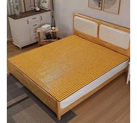 KRXSOBNV, Colchón Estera De Enfriamiento De Verano for Dormir Estera De Bambú Cama Estera De Mahjong Plegable Colchón Transpirable Antideslizante/135 * 195 Cm ,Colchonetas para dormir en verano(80*190