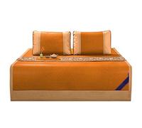 KRXSOBNV, Colchón Estera De Ratán Plegable De Verano Estera De Ratán Estera De Hielo for Dormitorio Transpirable Antideslizante/120 * 190 Cm/47 * 75 Pulgadas ,Colchonetas para dormir en verano(180*200