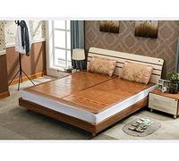 KRXSOBNV, Colchón Estera for Dormir de Verano, Estera Plegable de Doble Cara de Paja carbonizada for Suelo de Madera, Estera de Dos Piezas, Ropa de Cama for Dormitorio Escolar con cúpula,Colchonetas
