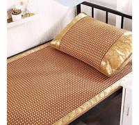 KRXSOBNV, Colchón Estera refrescante for Dormir en Verano Cama Plegable de ratán Almohadilla Fresca de Doble Cara for Dormitorio Escolar en casa con Funda de almohada/120 * 200 cm,Colchonetas para do