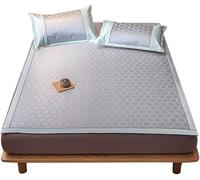 KRXSOBNV, Colchón Esteras de Dormitorio de Verano Cama de bambú/Cojín for Dormir refrescante de Verano/colchón con diseño de patrón Hexagonal for Dormitorio Escolar en casa,Colchonetas para Dormir en
