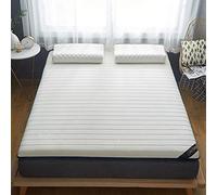 KRXSOBNV, Colchón Plegable súper Suave y Transpirable for habitación Individual, Doble, habitación de niños, Color Blanco Queen: 150 x 200 cm,Colchones de Látex