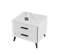 KRXSOBNV, Cómoda for Dormitorio, mesitas de Noche Resistentes con Almacenamiento y cajones, Mesa Auxiliar for Muebles de Dormitorio, Espacios pequeños ，Mesillas de Noche(Off White)
