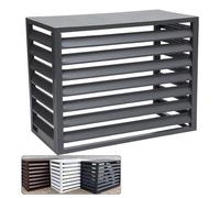 KRXSOBNV, Cubierta de Cerca de CA de aleación de Aluminio for Unidades Exteriores de Aire Acondicionado, 4 Paneles, Gris ,Cubierta para Condensador(Gray 4 Side,1.5p)