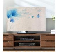 KRXSOBNV, Cubierta De TV Estilo Retro, LCD LED Montada En La Pared 55 Pulgadas 50 Curva 65 Impresa Paisaje Tela Impermeable Y Suave,Color:C ,Funda para televisor(B,47 50in(116x67cm))