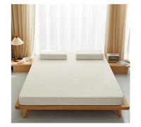KRXSOBNV, Cubrecolchón de látex Natural con Palma de Coco, Soporte de 7 Zonas, firmeza Suave y respetuosa con el Medio Ambiente,Colchones de Látex(White,90x200x5CM)