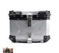KRXSOBNV. Estuche Superior for Motocicleta de 45/55/65/80/100L, Caja Trasera de Aluminio for Maletero de Motocicleta con Cerradura de Seguridad for Equipaje de Casco de Tienda .Portaequipajes