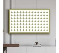KRXSOBNV Funda para televisor, 32-65 Pulgadas for LED LCD Plano/Curvado Escritorio/Colgante Dormitorio Sala de Estar decoración artística(Green3,37-39inch)