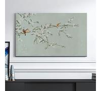 KRXSOBNV Funda para televisor, 32-65 Pulgadas for televisores de Pantalla Plana Decoración artística for Sala Estar Interior(Flower4,37-39inch)
