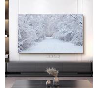 KRXSOBNV Funda para televisor, 32-80 Pulgadas for televisores LCD/LED Cubierta de Monitor Universal for Colgar/Compatible con Escritorio(Snow3,37-39inch)