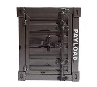 KRXSOBNV, Gabinete de Almacenamiento de Estilo Industrial, archivadores creativos de Hierro y Metal, estantería for Sala de Estar/Dormitorio, Mesa Decorativa, Color Rojo,Armarios de almacenaje Vintag