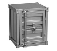 KRXSOBNV, Gabinete de Almacenamiento de Hierro y Metal de Estilo Industrial, gabinete Decorativo for Sala de Estar/Dormitorio, Mesa Baja multifunción, Muebles de Mesa for teléfono, Rojo,Armarios de a