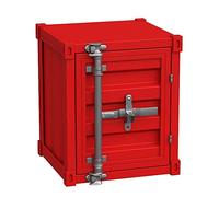 KRXSOBNV, Gabinete de Almacenamiento de Hierro y Metal de Estilo Industrial, gabinete Decorativo for Sala de Estar/Dormitorio, Mesa Baja multifunción, Muebles de Mesa for teléfono, Rojo,Armarios de a