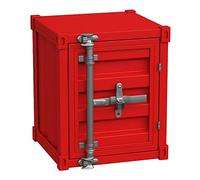 KRXSOBNV, Gabinete de Almacenamiento de Hierro y Metal de Estilo Industrial, gabinete Decorativo for Sala de Estar/Dormitorio, Mesa Baja multifunción, Muebles de Mesa for teléfono, Rojo,Armarios de a