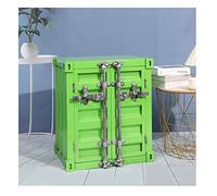 KRXSOBNV, Gabinete de Almacenamiento de Metal Retro, taquillas Creativas for Dormitorio/Sala de Juegos for niños, taquillas for empleados del sótano del Garaje,Armarios de almacenaje Vintage(Green)