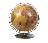 KRXSOBNV Globo terráqueo, Globo Educativo Giratorio de 720° con Soporte, Escritorio Grande, 19,6 Pulgadas diámetro, Marcado Texto Claro(C)