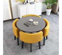 KRXSOBNV, Juego de Mesa y sillas Comedor, Oficina, Sala reuniones, recepción, negociación, 1 4 for apartamento Familiar ,Mesa de conferencias(G)