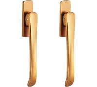 KRXSOBNV Manos de Ventana, 2 manijas for Ventana, aleación de Aluminio silenciosa, giratorias, for Puerta Plegable, fácil Instalar