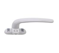 KRXSOBNV Manos de Ventana, Reemplazo de Ventana Manija Cuadrada Aleación Aluminio Ventana abatible hacia afuera Manijas(White Right B)