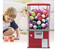 KRXSOBNV, Máquina expendedora de cápsulas con cerraduras for juguetes en cápsulas de 4,5 a 5,5 cm de diámetro for tiendas de juegos y tiendas minoristas,Red,Máquina expendedora de cápsulas(Red)