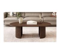 KRXSOBNV, Mesa Auxiliar de Madera Maciza Blanca con función de Almacenamiento, Mesa de Centro Grande, Superficie, Kit de Patas estables, Ideal for Sala de Estar,Reposapiés(D)