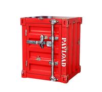 KRXSOBNV, Mesa Auxiliar Mesa Auxiliar con Cerradura Gabinete de Almacenamiento Mesita de Noche for Dormitorio Organizador de mesita de Noche de Estilo Industrial Gabinete contenedor,Armarios de almac