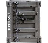 KRXSOBNV, Mesita De Noche De 2 Capas con Puerta, Mesita De Noche Retro Negra, Dormitorio, Sala De Estar, Mesa Auxiliar Organizadora De Almacenamiento 40 * 38,Armarios de almacenaje Vintage(Light Gray