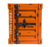 KRXSOBNV, Mesita de Noche de Estilo Industrial, Mesa de Centro pequeña, Mesa for teléfono, Sala de Estar, sofá, Mesa, Dormitorio, Muebles Decorativos de Metal, Color Rojo,Armarios de almacenaje vinta