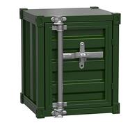 KRXSOBNV, Mesita de Noche Gabinete de Almacenamiento de Estilo Industrial Creativo Gabinete Decorativo for Sala de Estar/Dormitorio Gabinetes de Archivos de estantería de Mesa Baja multifunción,Rojo,