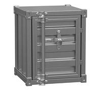 KRXSOBNV, Mesita de Noche Gabinete de Almacenamiento de Estilo Industrial Creativo Gabinete Decorativo for Sala de Estar/Dormitorio Gabinetes de Archivos de estantería de Mesa Baja multifunción,Rojo,