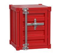 KRXSOBNV, Mesita de Noche Gabinete de Almacenamiento de Estilo Industrial Creativo Gabinete Decorativo for Sala de Estar/Dormitorio Gabinetes de Archivos de estantería de Mesa Baja multifunción,Rojo,