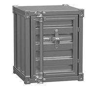 KRXSOBNV, Mesita de Noche Gabinete de Almacenamiento de Estilo Industrial Creativo Gabinete Decorativo for Sala de Estar/Dormitorio Gabinetes de Archivos de estantería de Mesa Baja multifunción,Rojo,