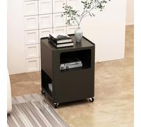 KRXSOBNV, Mesita de noche, mesita de noche moderna con almacenamiento, mesitas de noche con ruedas, mesa auxiliar pequeña, mesita de noche, mesita de noche móvil for dormitorio, espacio pequeño ，Mesil