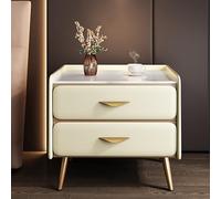 KRXSOBNV, Mesitas de Noche, cómoda for Dormitorio, minitocador, Organizador, Muebles de Dormitorio, mesita de Noche de Almacenamiento for el hogar ，Mesillas de Noche(Beige,40x40x52cm)