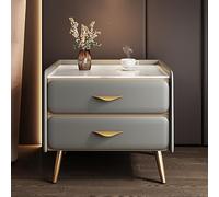 KRXSOBNV, Mesitas de Noche, cómoda for Dormitorio, minitocador, Organizador, Muebles de Dormitorio, mesita de Noche de Almacenamiento for el hogar ，Mesillas de Noche(Light Gray,50x40x52cm)
