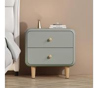 KRXSOBNV, Mesitas De Noche Mesa Auxiliar Mesitas De Noche Mesa Auxiliar con Almacenamiento, Mesas Auxiliares Dormitorio Cómodas con 2 Cajones, Gabinete De Almacenamiento ，Mesillas de noche(Blue Green,