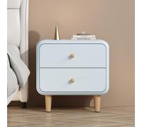 KRXSOBNV, Mesitas De Noche Mesa Auxiliar Mesitas De Noche Mesa Auxiliar con Almacenamiento, Mesas Auxiliares Dormitorio Cómodas con 2 Cajones, Gabinete De Almacenamiento ，Mesillas de noche(Blue,30x40x