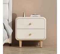 KRXSOBNV, Mesitas De Noche Mesa Auxiliar Mesitas De Noche Mesa Auxiliar con Almacenamiento, Mesas Auxiliares Dormitorio Cómodas con 2 Cajones, Gabinete De Almacenamiento ，Mesillas de noche(Off white,4