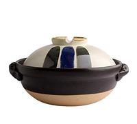KRXSOBNV, Moderna cazuela Premier, plato con tapa, artículos for el hogar, cacerola de cerámica lenta, resistencia a la temperatura, cacerola, olla de barro, sopa de cocción lenta,Olla retro(900ml)
