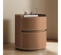 KRXSOBNV, Organizador de tocador con Estante de Almacenamiento, cómoda for Dormitorio, Sala de Estar, Espacio pequeño ,Mesillas de Noche(Light Brown,45x45x50cm)