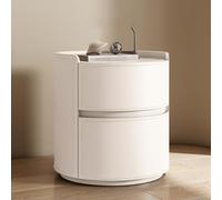 KRXSOBNV, Organizador de tocador con Estante de Almacenamiento, cómoda for Dormitorio, Sala de Estar, Espacio pequeño ,Mesillas de Noche(White,40x40x50cm)