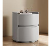KRXSOBNV, Organizador de tocador con Estante de Almacenamiento, cómoda for Dormitorio, Sala de Estar, Espacio pequeño ,Mesillas de Noche(Light Gray,45x45x50cm)