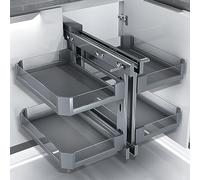 KRXSOBNV, Organizador extraíble for gabinete ciego, cesta integrada en esquina, gabinete de cocina, estantes extraíbles for despensa, armario, mesa, 900CABINTE ，Organizador de esquina para cocina(700C