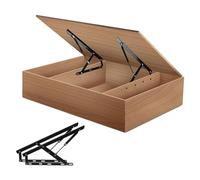 KRXSOBNV, Paquete de 2 mecanismos neumáticos de elevación de Cama for Cajas de Cama Pesadas, resortes de Gas, bisagras for Muebles, bisagras de Resorte, bisagras de Resorte Plegables,Sopor,Elevador d