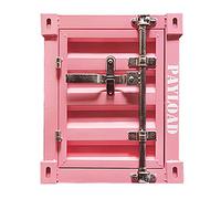 KRXSOBNV, Pequeña Mesa De Teléfono Sala De Estar Dormitorio Caja De Almacenamiento Multifunción/Gabinete Muebles Decorativos De Hierro Metálico,Rosado,Armarios de almacenaje Vintage(Pink)