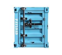 KRXSOBNV, Pequeña Mesa De Teléfono Sala De Estar Dormitorio Caja De Almacenamiento Multifunción/Gabinete Muebles Decorativos De Hierro Metálico,Rosado,Armarios de almacenaje Vintage(Blue a)