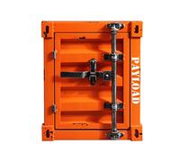 KRXSOBNV, Pequeña Mesa De Teléfono Sala De Estar Dormitorio Caja De Almacenamiento Multifunción/Gabinete Muebles Decorativos De Hierro Metálico,Rosado,Armarios de almacenaje Vintage(Orange a)