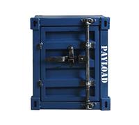 KRXSOBNV, Pequeña Mesa De Teléfono Sala De Estar Dormitorio Caja De Almacenamiento Multifunción/Gabinete Muebles Decorativos De Hierro Metálico,Rosado,Armarios de almacenaje Vintage(Blue C)