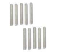 KRXSOBNV, Pernos de barra roscados, paso de tornillo Perno de barra de rosca completa M2 M2.5 M3 Barra de tornillo 0,4 mm 0,45 mm 0,5 mm Perno de alambre de paso Dientes de acero inoxidable 304 Tuerca